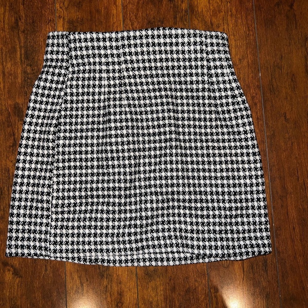 Black and white skirt